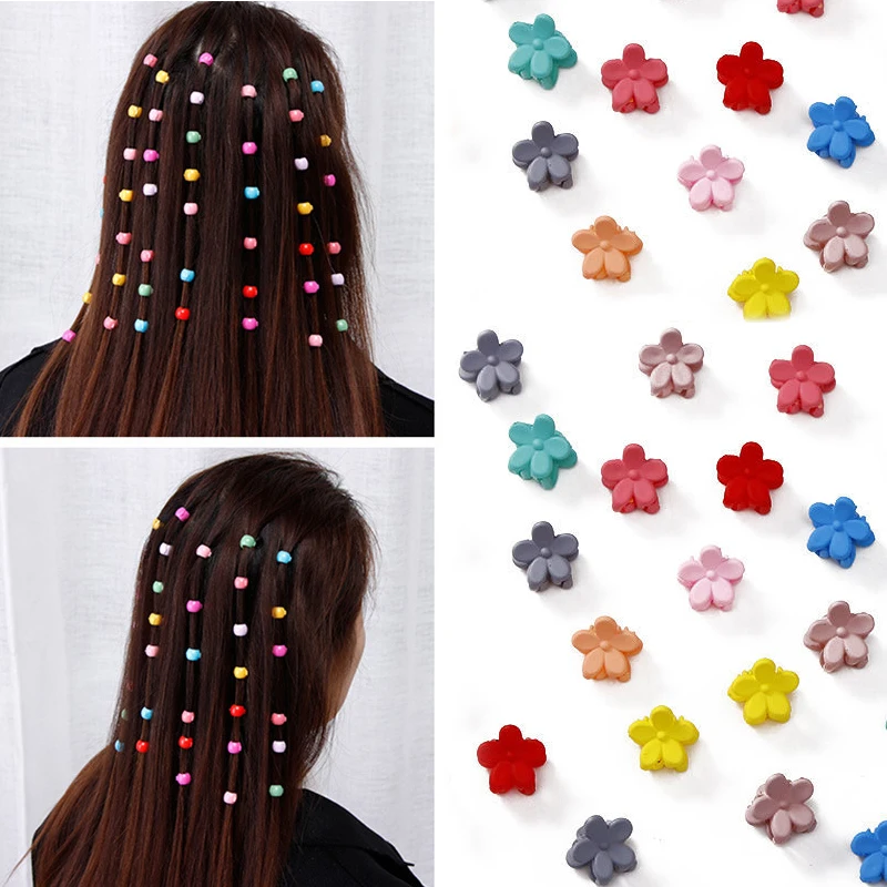 1 компл. Милые маленькие заколки для волос с цветами детей женские аксессуары