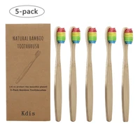 510pcs soft bristles children bamboo toothbrushes oral care travel natural biodegradable bamboo tooth brush