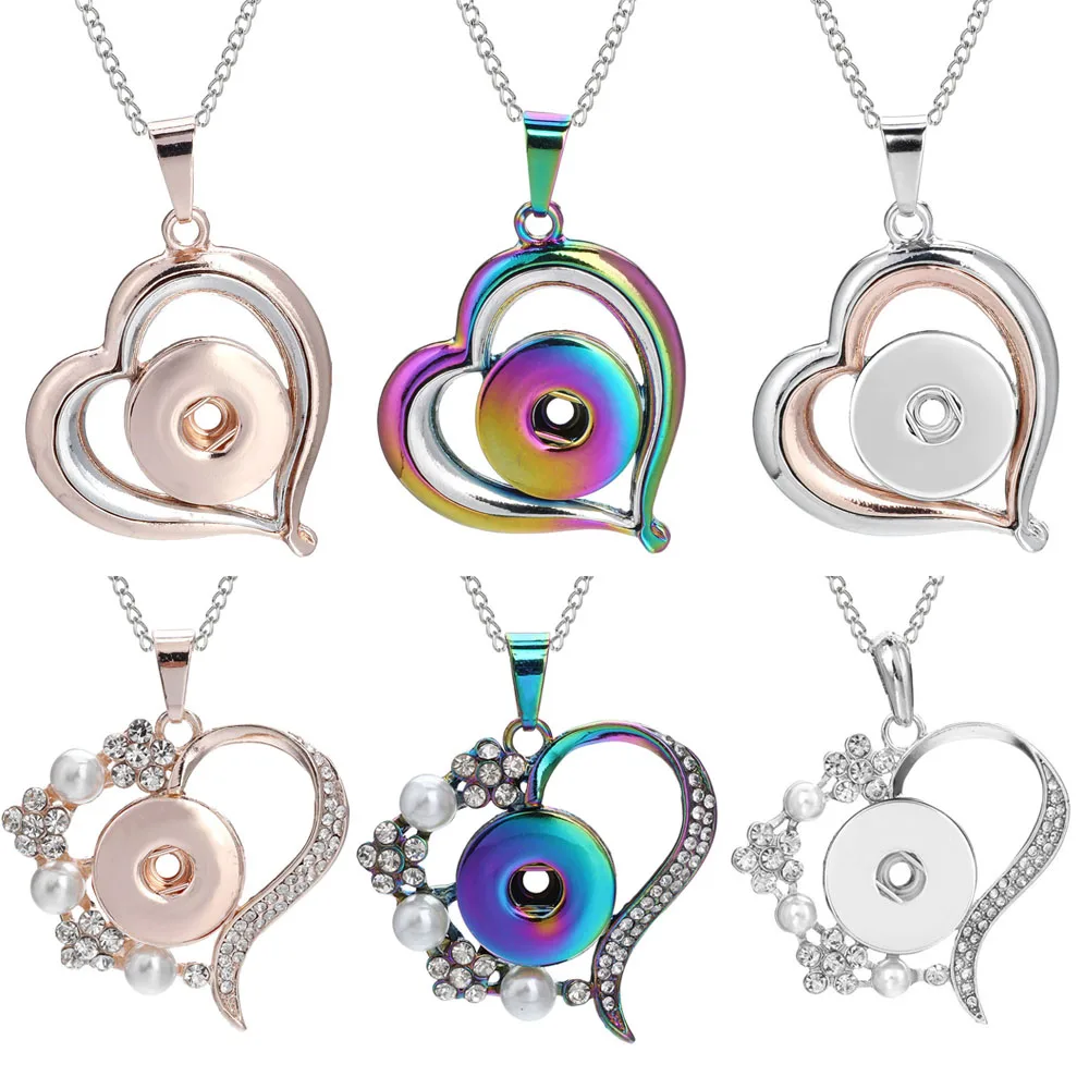 Женское ожерелье с подвеской сердечком 18 мм|Ожерелья подвеской| |