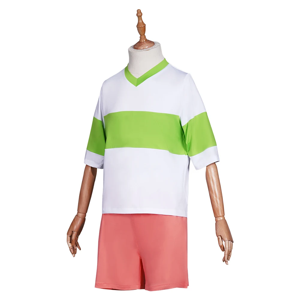 Огино чихиро костюм для косплея Spirited Away футболка шорты наряды Хэллоуин