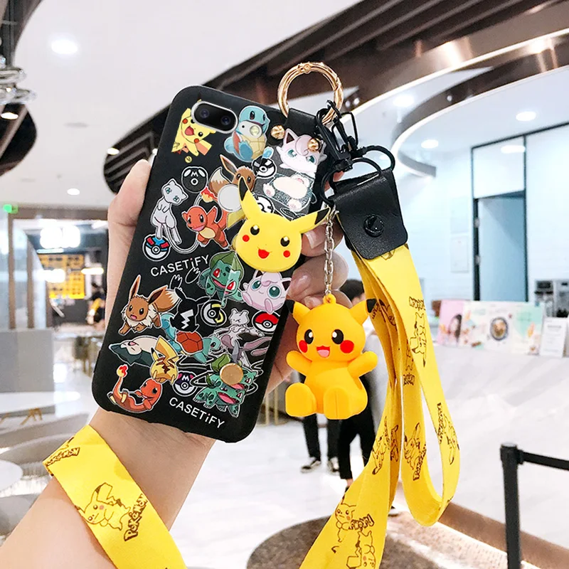 Oneplus 7 pro милый ремешок на запястье с монстрами Мягкий ТПУ чехол для телефона 3 3T 1 + 5