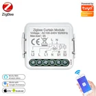 Модуль переключения штор Tuya Zigbee, управление через приложение Smart LifeAlexa Google Home, с голосовым управлением, переключатели затвора для штор