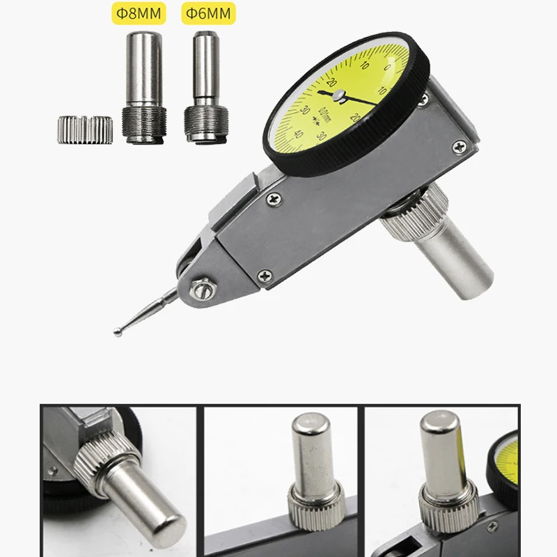 Тестовый индикатор с циферблатом держатель для дуги 8 мм стержень основа
