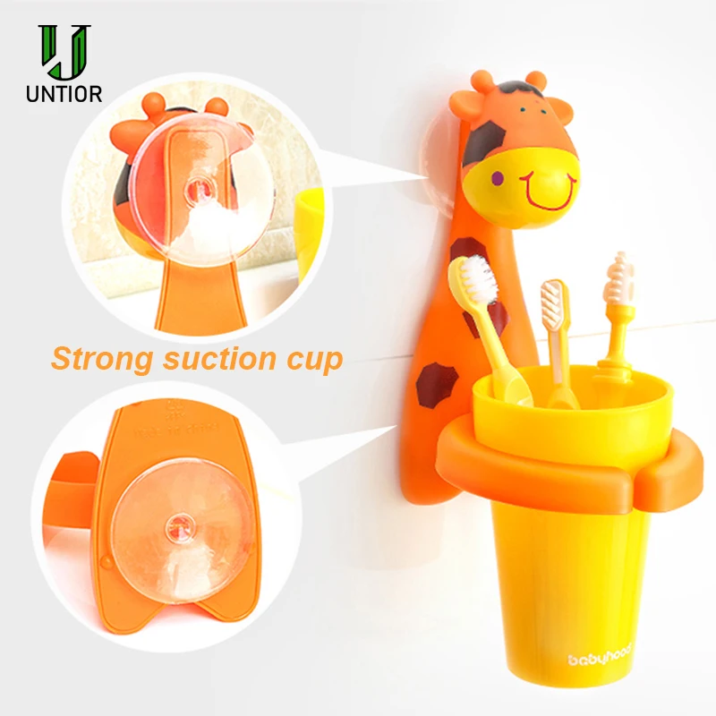 Детский настенный держатель для зубной щетки|Держатели зубных щеток и пасты| |