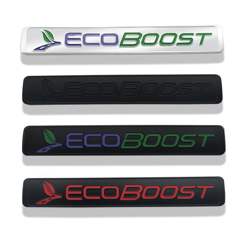 Металлическая Автомобильная наклейка ECO BOOST эмблема значок наклейки для Ford Focus Fiesta Kuga Range Mendeo F150 Kuga наклейка для багажника s Аксессуары