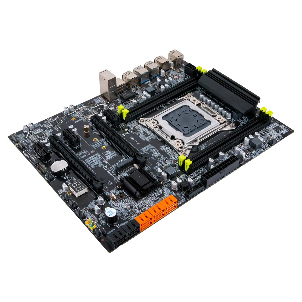 ALZENIT X99 PE7 Материнская плата Intel C612 LGA 2011 3 Xeon ECC REG DDR4 64 Гб M.2 NVME SATA3.0 USB3.0 SLI CF ATX