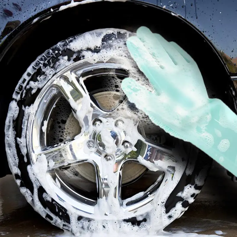 Силиконовые перчатки для мытья посуды изоляционные Волшебная резиновая