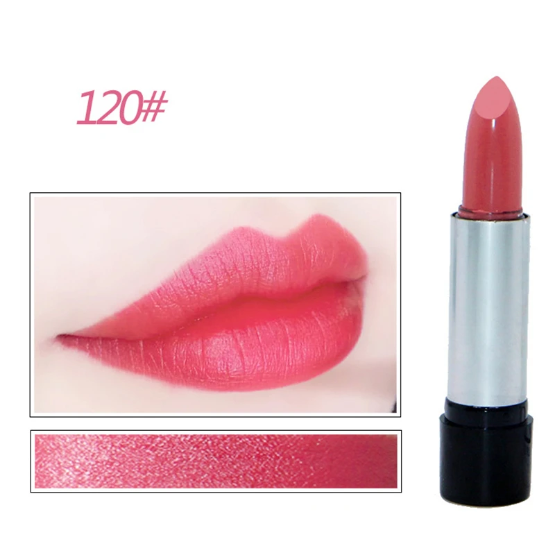 13 Colors Moisturizer Lipstick Waterproof Long Lasting Smooth Moisturizing Glitter Lipsticks Sexy Red Nude Lip Stick Makeup - Цвет: 120
