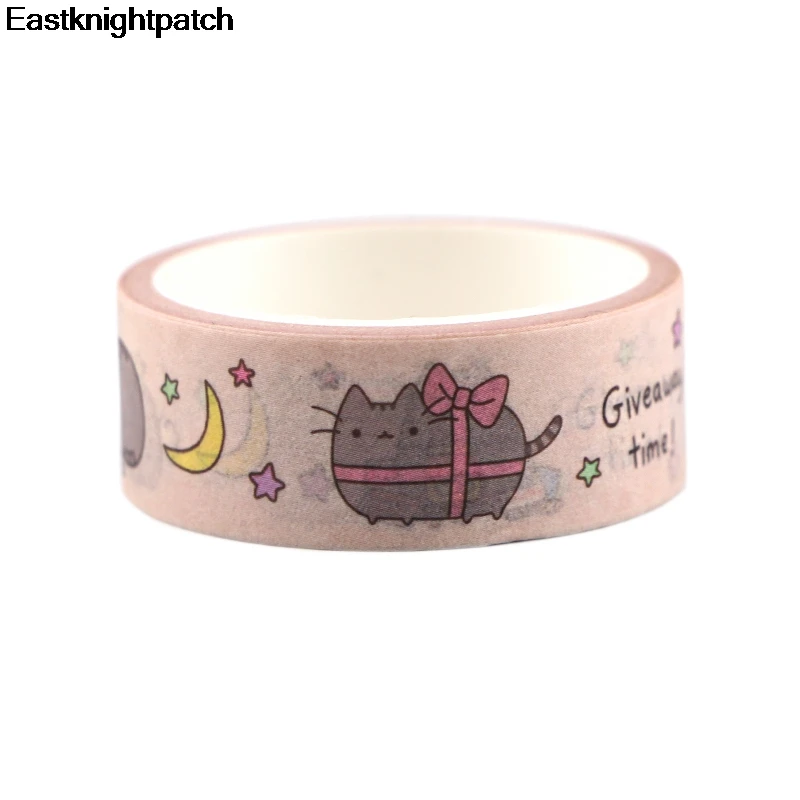 Kawaii Кот Панк DIY Подарочная книга маскирующая Васи бумажная лента декоративная