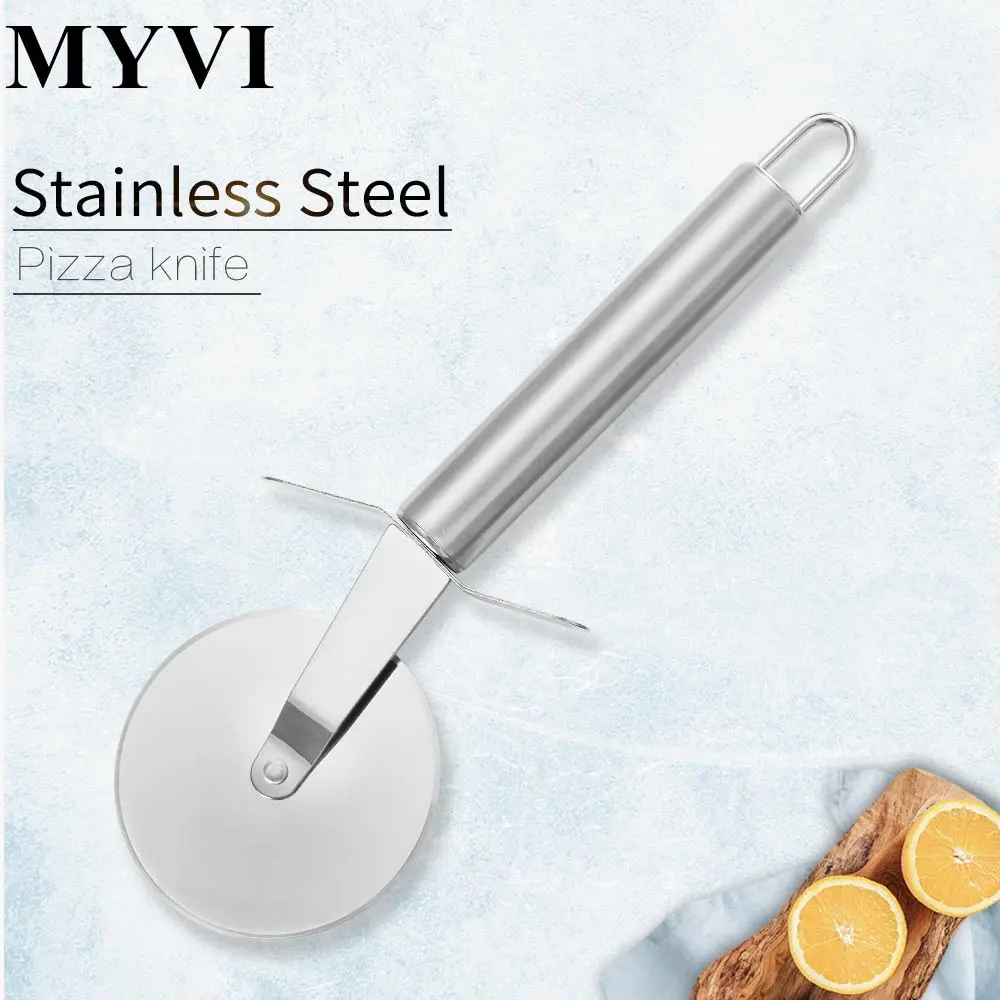 Вращающийся нож MYVI для пиццы резак из нержавеющей стали домашнего семейного