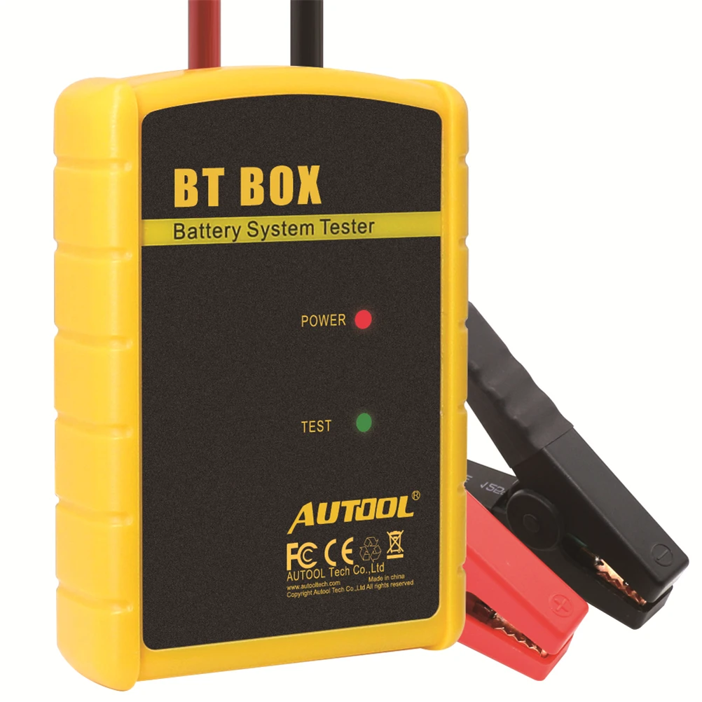 Тестер аккумулятора AUTOOL BT BOX автомобильный тестер Accu диагностический системы