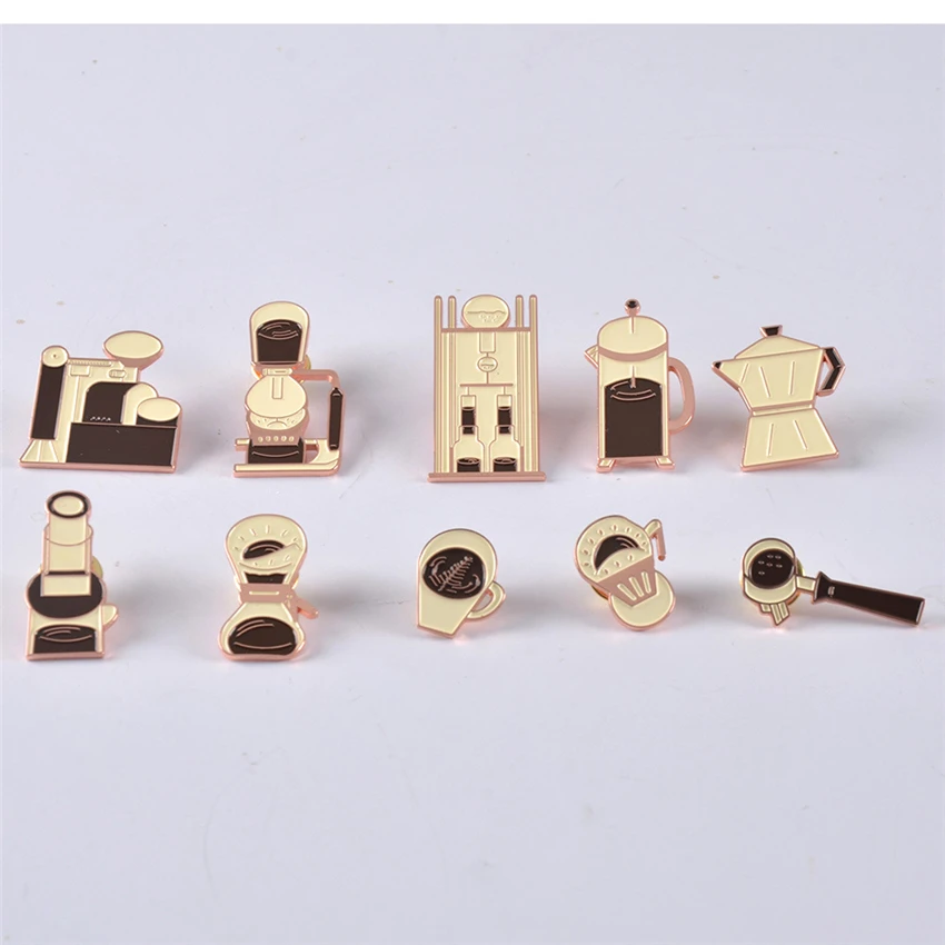 Новое поступление аксессуары для приготовления эспрессо бариста брошь кофе