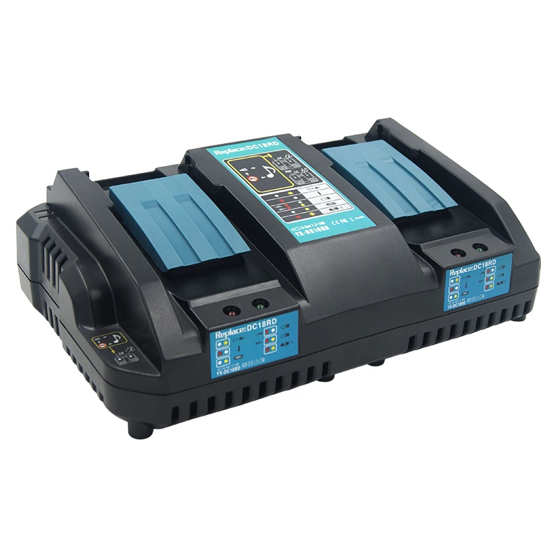 

Double Charger Power Tools Battery Charger for Makita 14.4V 18V rechargeable Batteries BL1815 BL1830 BL1840 BL1850 BL1440 BL1430