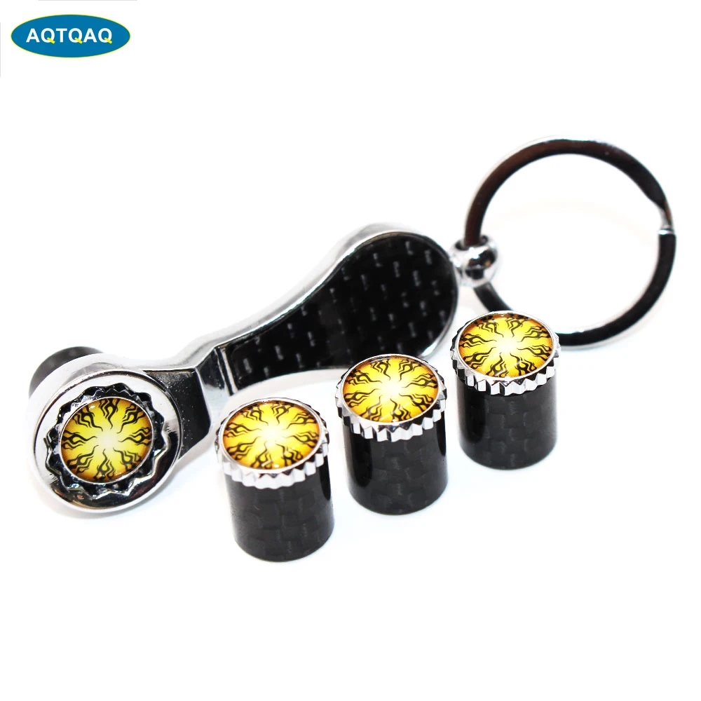 5 шт./компл. эмблема в стиле пламени Авто колеса шины воздушный клапан колпачки с