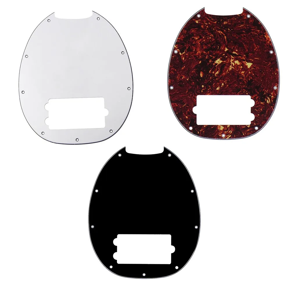 

1pc 3/4 Ply Scratch Plate Pickguard For MM Stingray Electric BASS Replacement Neck Cut Parts Accessories Advanced Red Tortoise
