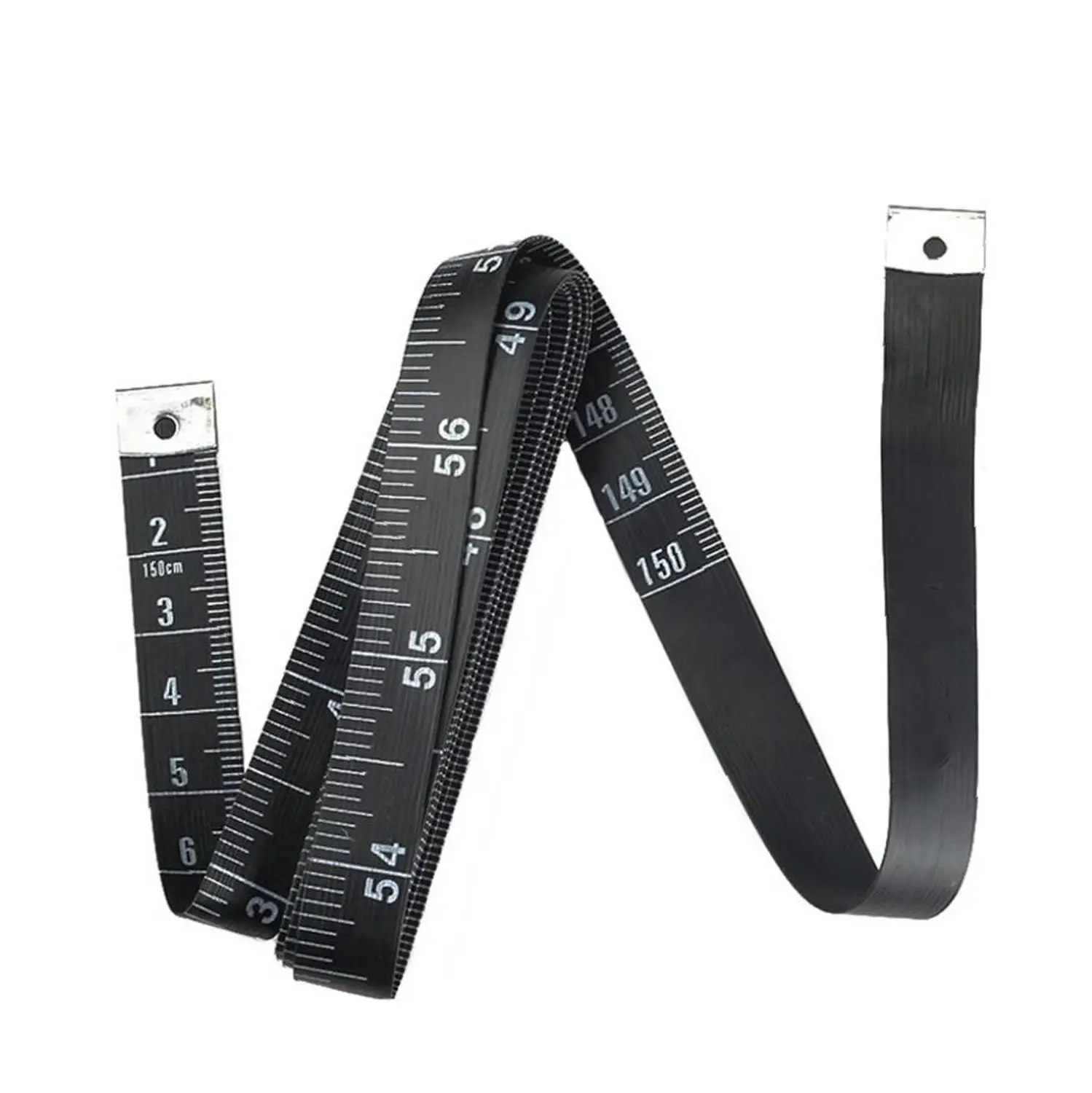 

Seamstress Tailor Ruler Soft Tape Measure Sewing Measuring Tape For Sewing Tailor Measurement Tape Black Sewing Accessories