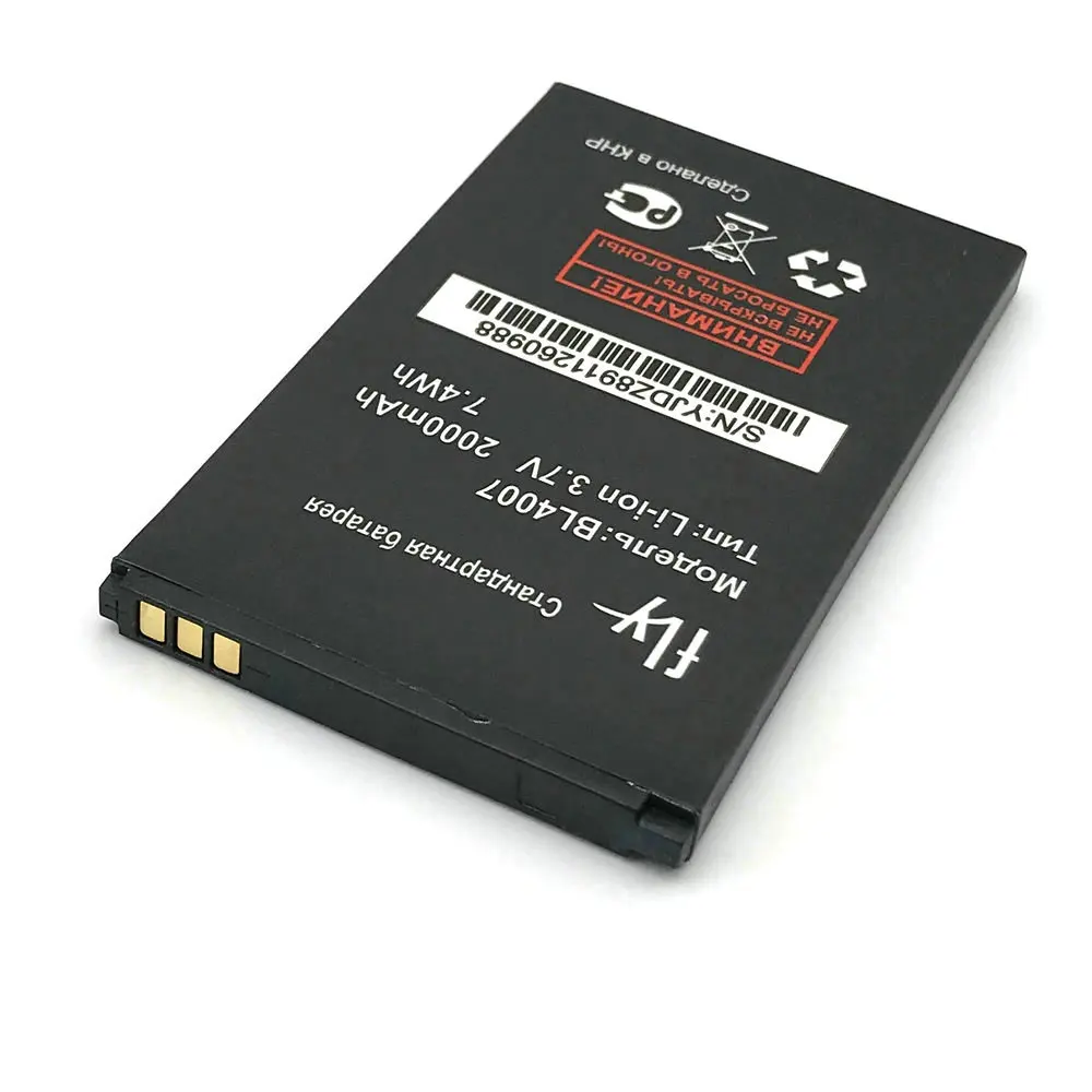 Новый BL4007 2000 мАч Высококачественный литий ионный аккумулятор для FLY 4007 BL