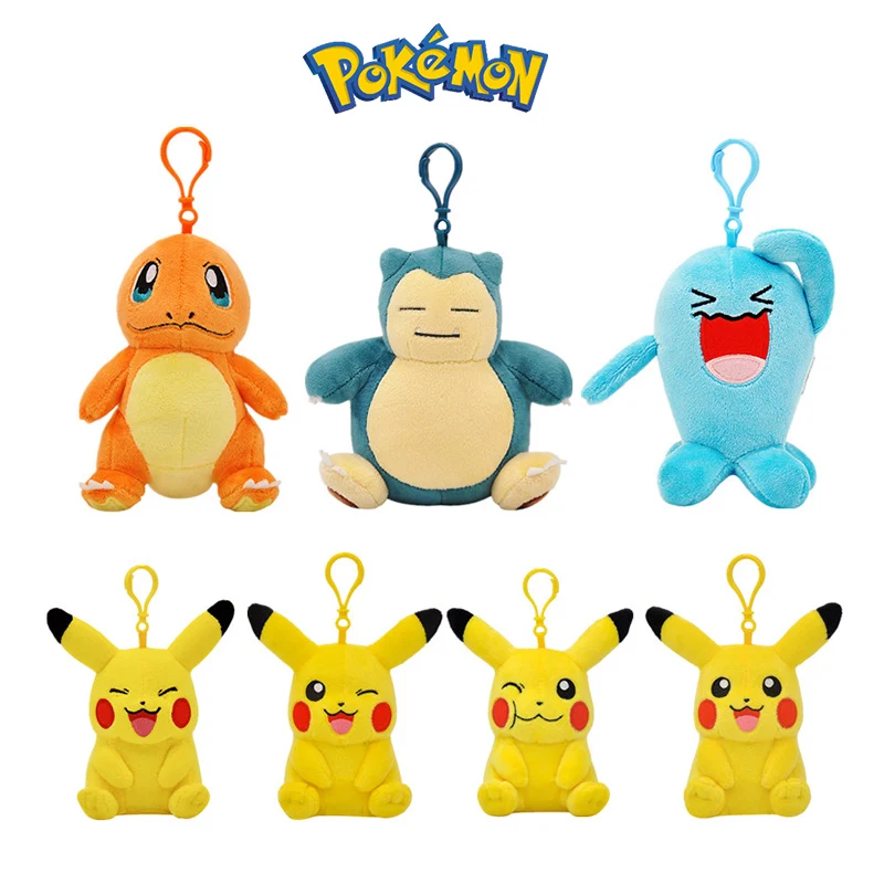 

Плюшевый брелок «Покемон бикачу», чармандер, подвеска 12 см, аниме периферийный персонаж, Плюшевые аксессуары для кукол, детский подарок на Р...