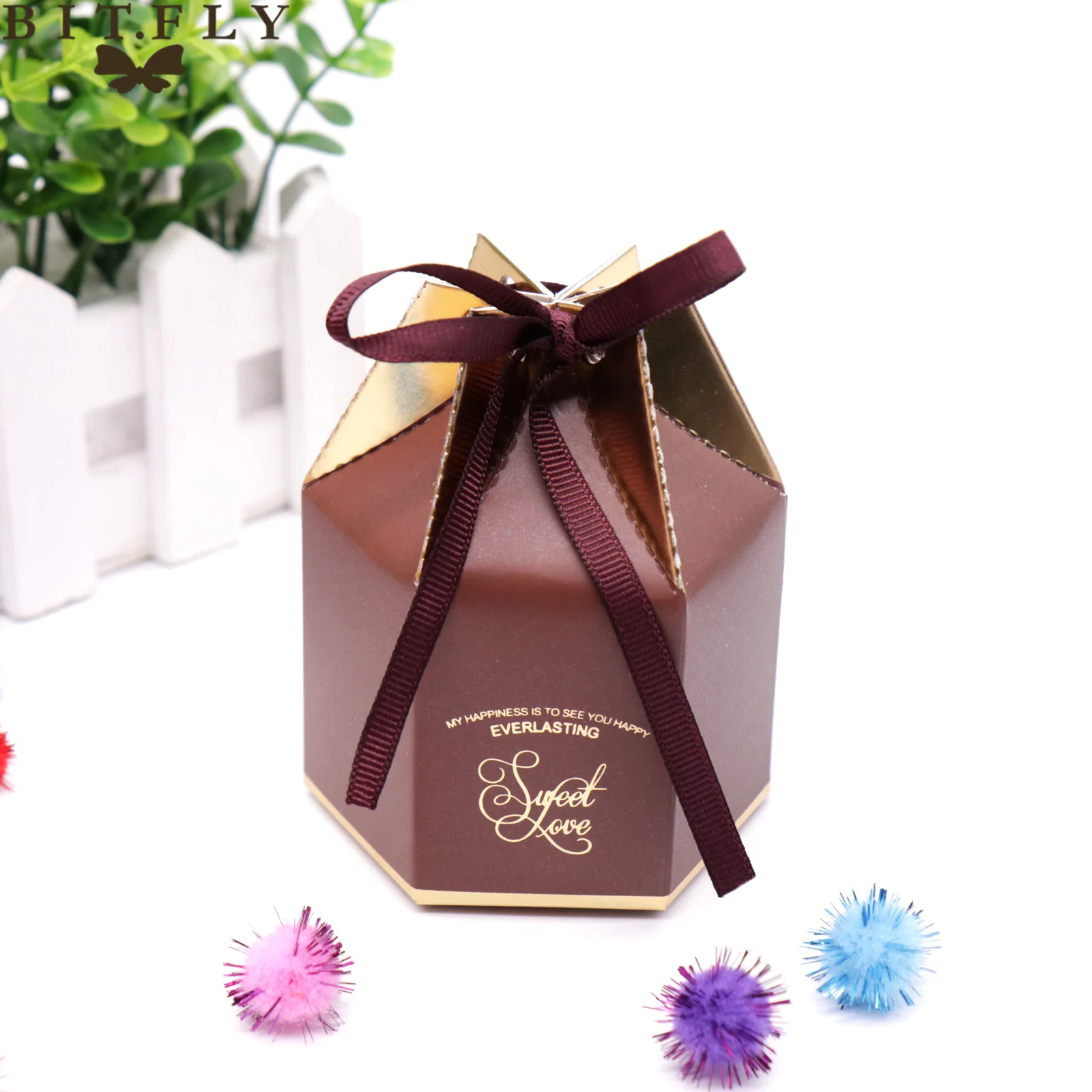 50 шт единорога Фламинго цветок звездное небо конфеты коробки свадьба день