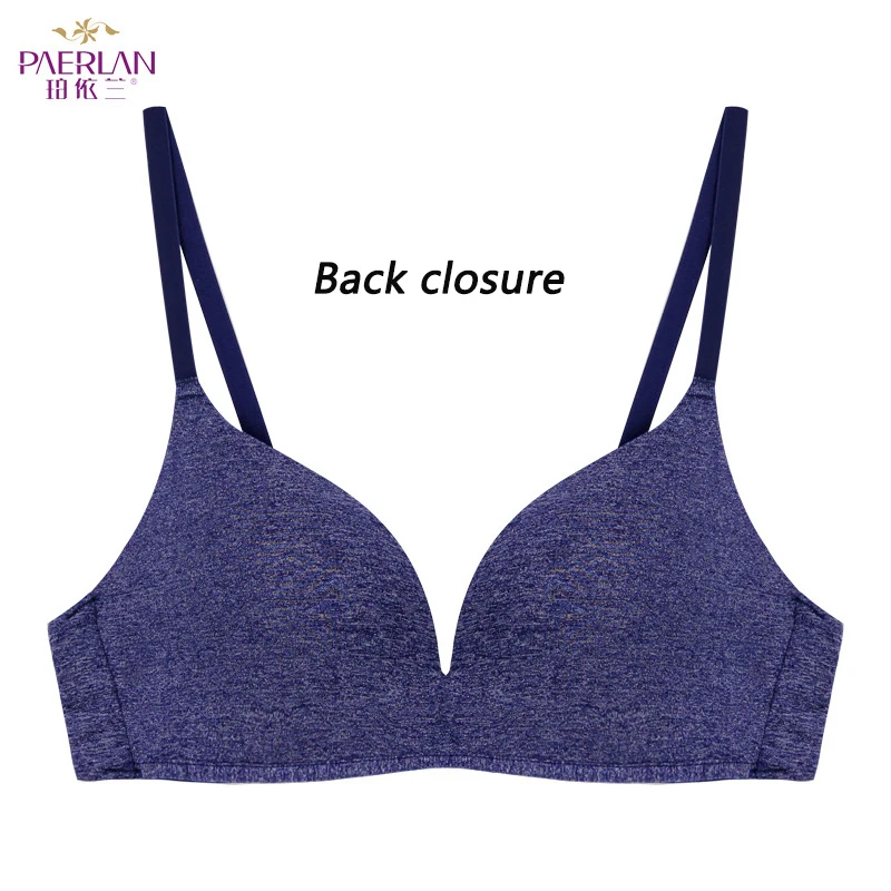 Y1855 Blue Green Camouflage Vest-Style Female Sexy Bra Small Chest Gather Sexy Lingerie Front Buckle Without Steel Ring No Trace Underwear - Цвет: Y1855 Blue