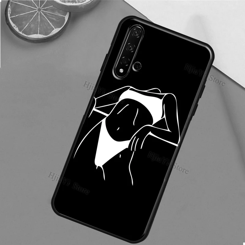 Сексуальный женский Чехол Бикини для Huawei Nova 5T P Smart 2019 2021 Mate 20 P40 Lite P30 P20 Pro Honor 10i 8X 9X 8A