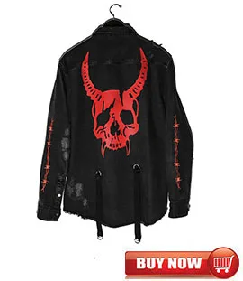 Mcikkny Для Мужчин's Марка NEW Fashion Hi Street спортивные куртки для девочек-подростков модные рваные и потёртые мотоцикл Джинсовые куртки мужская верхняя одежда черного цвета
