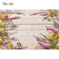 yeele lavender flowers wood photo background photophone pinewood photography backdrops studio shoots for baby newborn cake