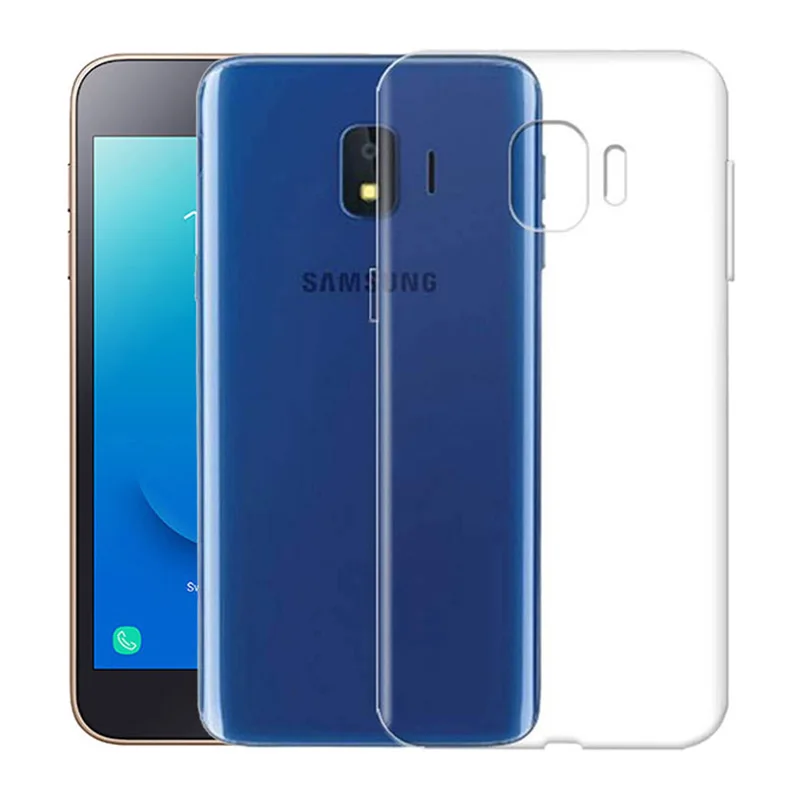 Прозрачный Мягкая задняя крышка для телефона из ТПУ для samsung Galaxy J2 Core Prime Pro прозрачные силиконовые тонкие прозрачные чехлы J2Core J2Prime J2Pro - Цвет: Прозрачный