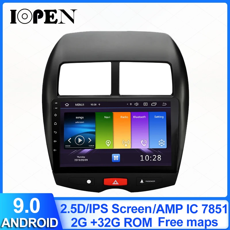 IOPEN 10 1 &quotAndroid 9.0 Автомобильный GPS мультимедийный радио Navi плеер для CITROEN C4 2010 2011 2014