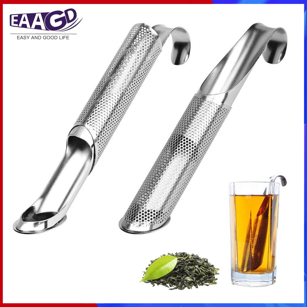1 шт. чайные заварки для сыпучего чая нержавеющая сталь палочка труб ситечко с