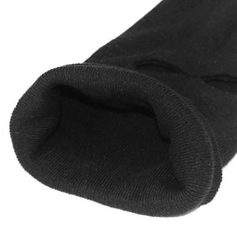 Зимняя ветрозащитная трикотажная шапка с тремя отверстиями для защиты