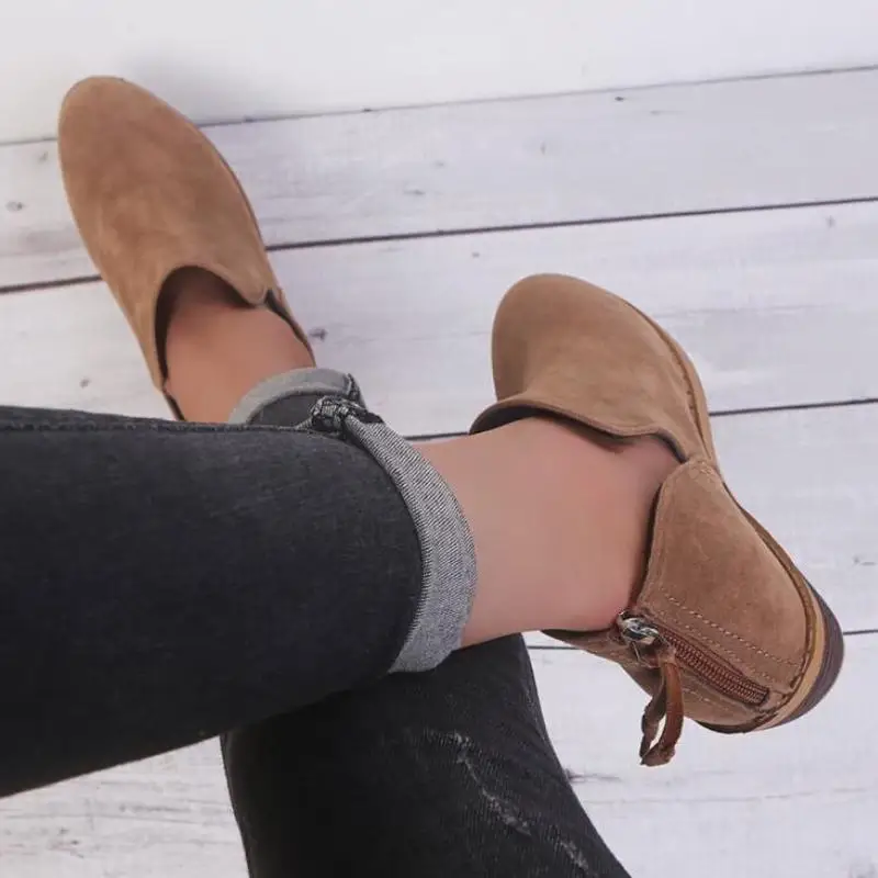 Женские ботильоны туфли лодочки гладиаторы на низком массивном каблуке