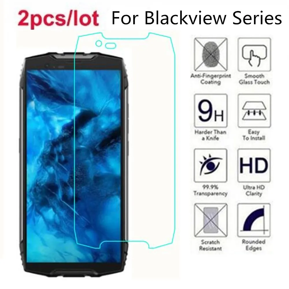 Закаленное стекло для Blackview A60 2.5D Premium Защитная пленка экрана BV5500 BV9600 BV5800 BV6800 BV9500