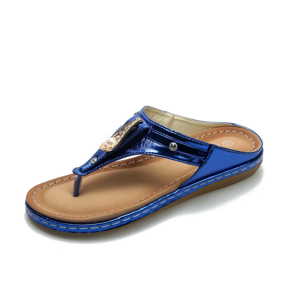 2019 сандалии больших размеров модные с гладкой поверхностью пляжные сандали для