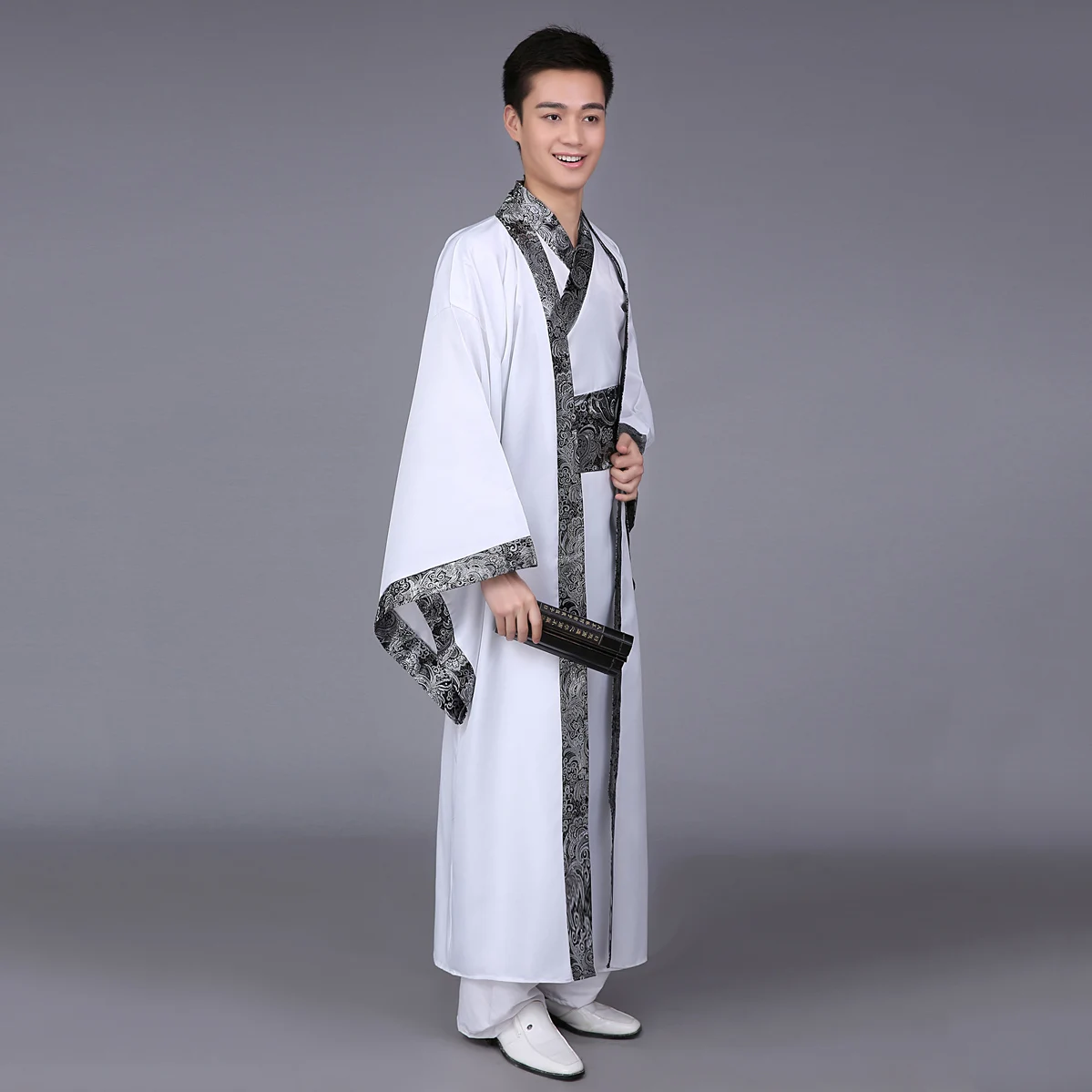 Китайский Стиль Парная одежда цвет синий черный Большие размеры в стиле ханьфу