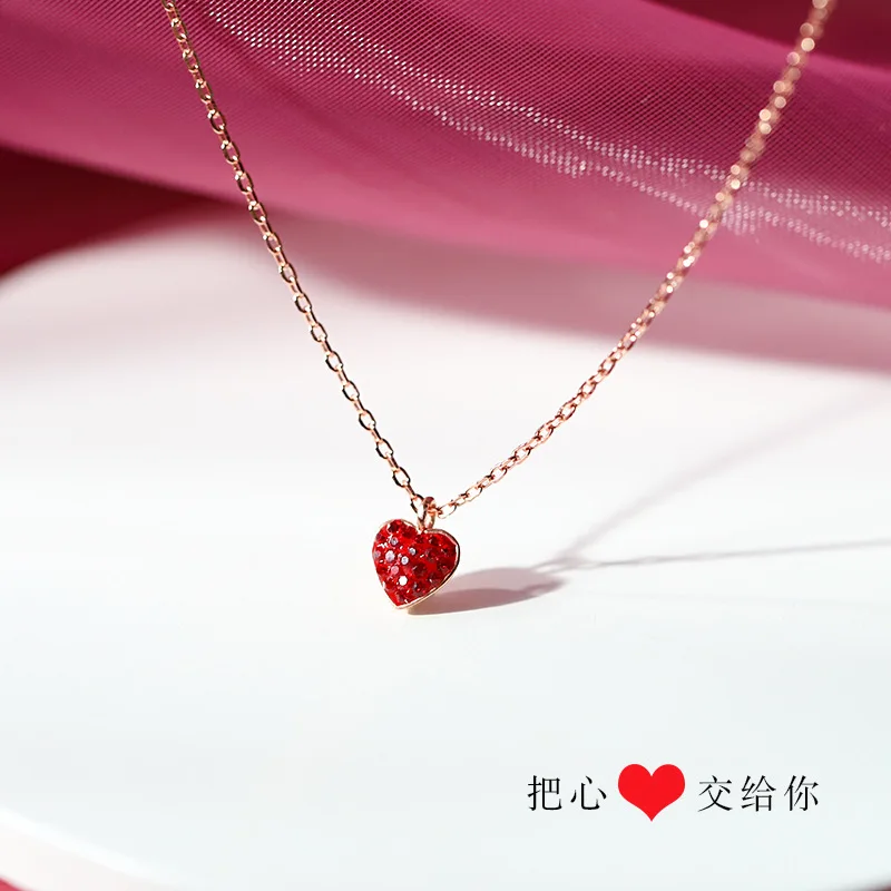 Невыцветающая Милая цепочка для ключицы девочек темпераментное ожерелье с