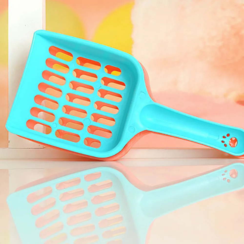 

Cat Sand Scoop Cat Plastic Pet Shovel Sand Scoop Waste Dog Puppy Litter Hollow Out Food Spoons Cat Sand Cleaning Products