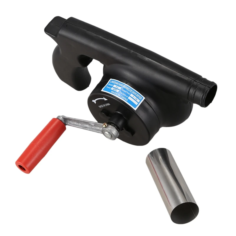 

Hand-Cranked Barbecue Blower BBQ Fan for Outdoor Camping Barbecue