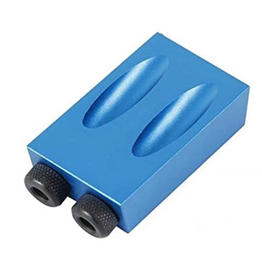 

15-Degree Angle Woodworking Inclined Hole Positioner Woodworking Hole Locator Wood Drilling Locator Triple Point Drill