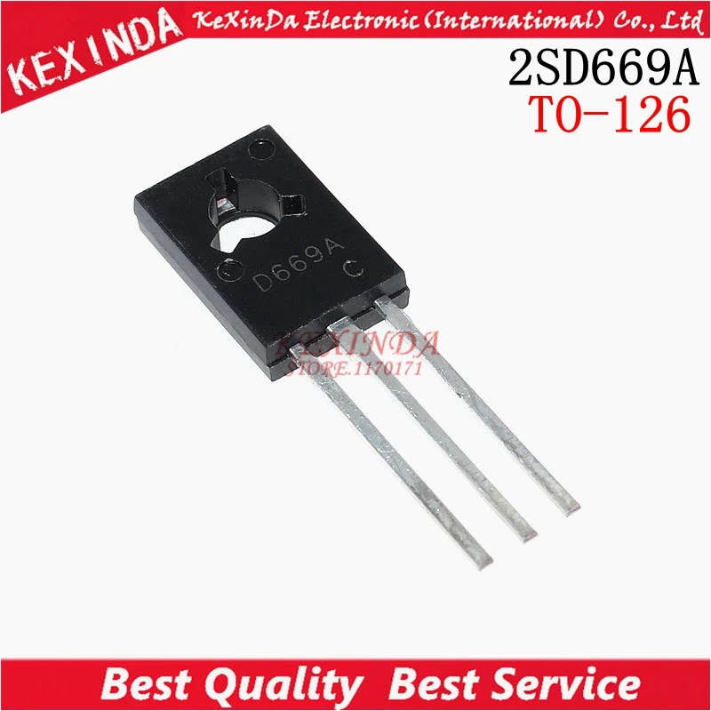 50 шт./лот 2SD669A 2SD669 D669A D669 TO 126 Триод новый и оригинальный|Транзисторы| |