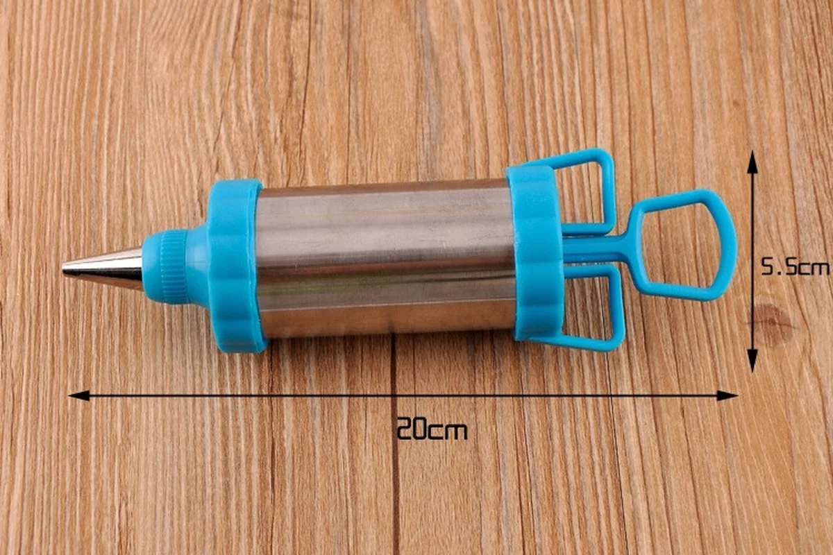 

Cookie Cake Decorating Gun Set Plastic DIY Pastry Syringe Cream Extruder Biscuits Press Maker Baking Tools