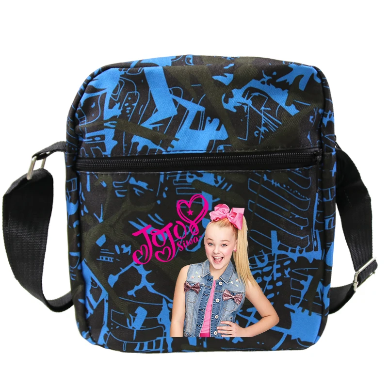 

Mini Shoulder Crossbody Bags Canvas Female Jojo Siwa Printed Boys Girls School Bags Handbags Messenger Designer Bag