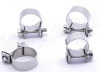 20pcs 304 stainless steel mini hose clamp small fixing pipe clamps marine stainless tube clamp fittings fuel line clips klemmen