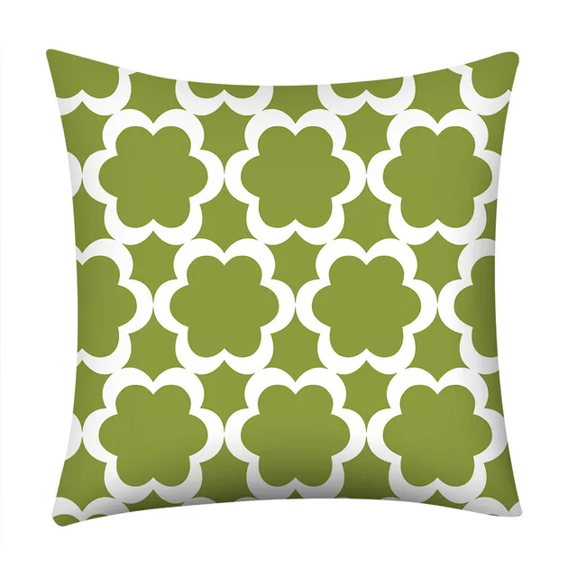 

New Christmas Gift Printing Cushion Cover Polyester Soft Blanket Cushion Cover Home Bedroom Decorative Cushion Cover 9 Styles .