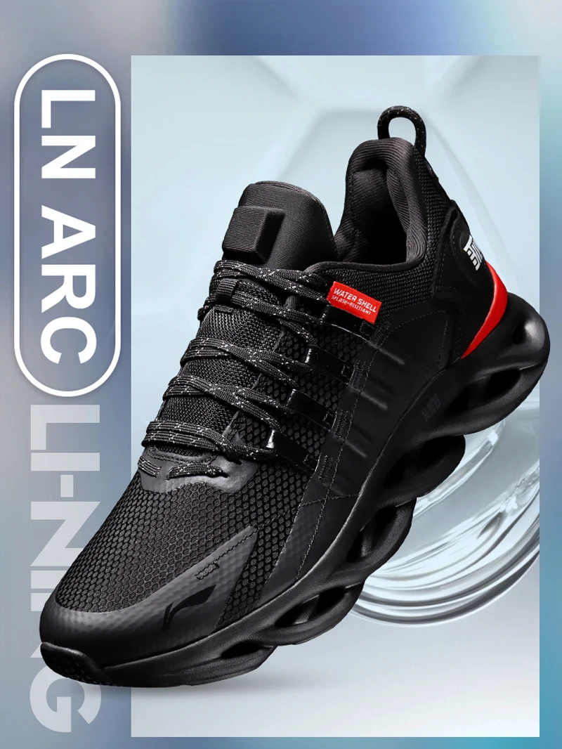 Li-Ning/мужские кроссовки для бега с подушкой из дуги; износостойкая спортивная обувь с водонепроницаемой подкладкой; износостойкие кроссовки; ARHP245 XYP946