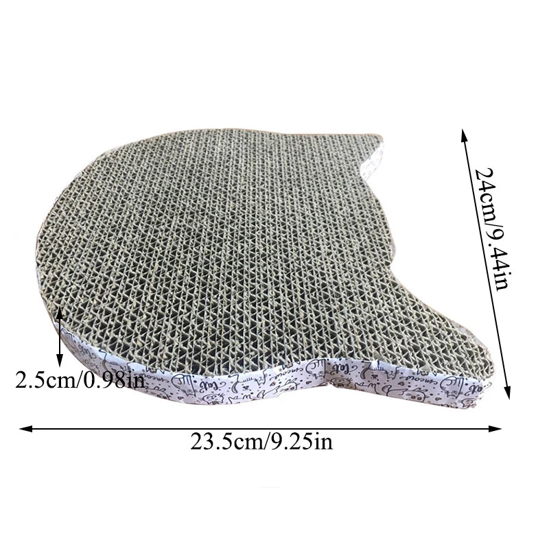 

Kitten Corrugated Paper Pad 2021 New Cats Grinding Nail Scraper Mat Variously Shaped Wear-resistant Pet Toy Pet Supplies