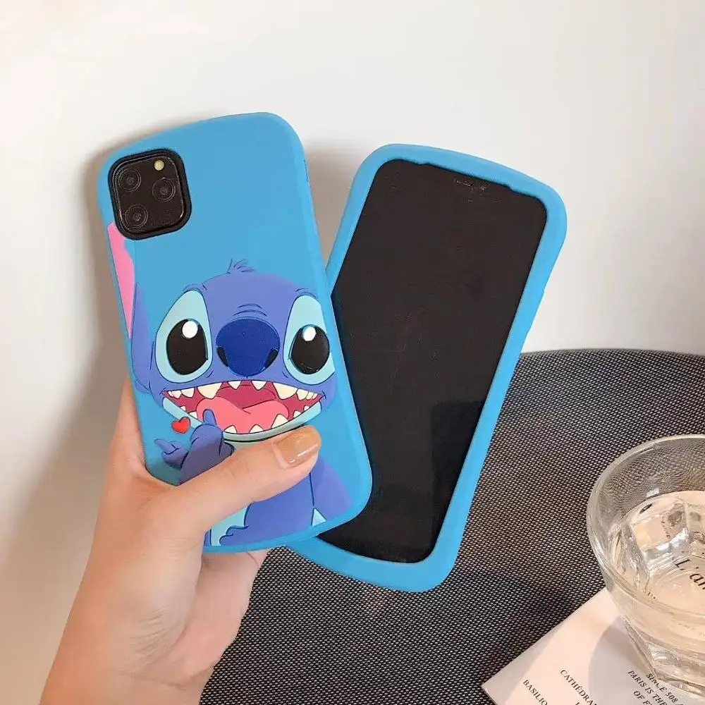 3D мультфильм милый тонкий стежок силиконовый чехол для iPhone 5 5s SE 5C 6 6s X XR Xs 11 Pro Max 7 8