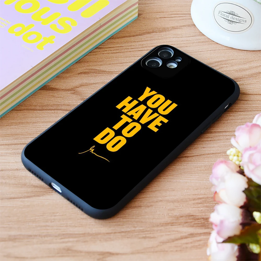 

For iPhone Garyvee Art Print Soft Matt Apple iPhone Case 6 7 8 11 12 Plus Pro X XR XS MAX SE