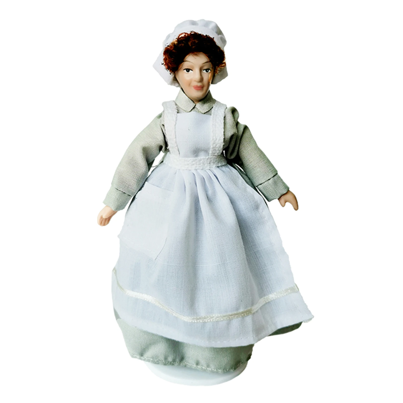 Vintage 1:12 Scale Miniature Porcelain Doll Model Little Bea