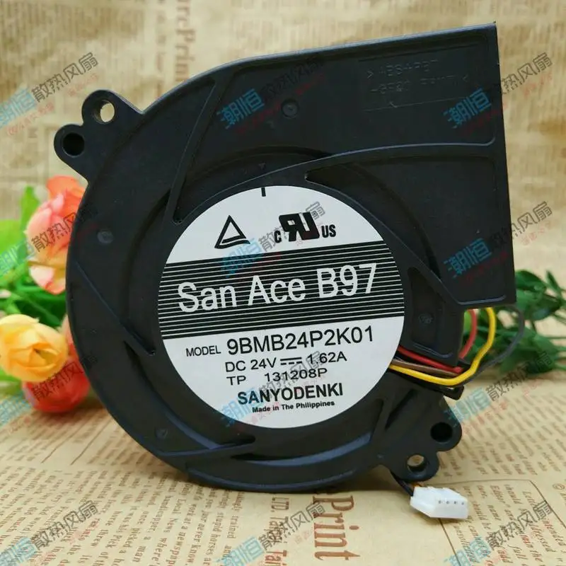 

9BMB24P2K01 24V 1.62A 97*33mm large air volume Cooling Fan 4pin